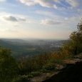Vue sur Lons et Dôle depuis la terrasse et les (…)