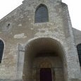 Portail roman de l'église Saint-Hilaire (MH)