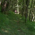 sentier à flanc du "Cuchot"