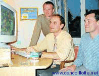 Thier, Mitch et Jean-Mi en plein travail ! Thier, Mitch et Jean-Mi en plein travail !
