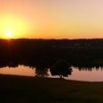 Le lac des Mortes au coucher du soleil depuis (...)
