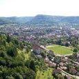 Panorama sur Ornans depuis le belvédère de la (...)