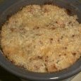 Crumble pomme - griottines