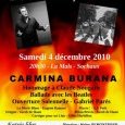 L'affiche du concert de la Ste Cécile 2010